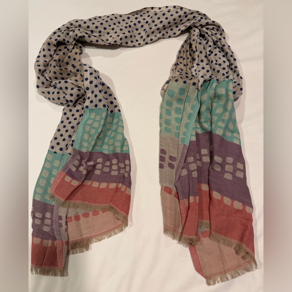 Anthropologie polka dot scarf - Picture 6 of 7